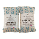 Blue Leaf Linen/Cotton Wheat Bag