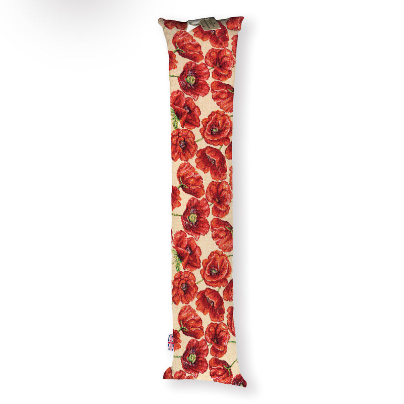 Draught Excluder - Tapestry Poppies
