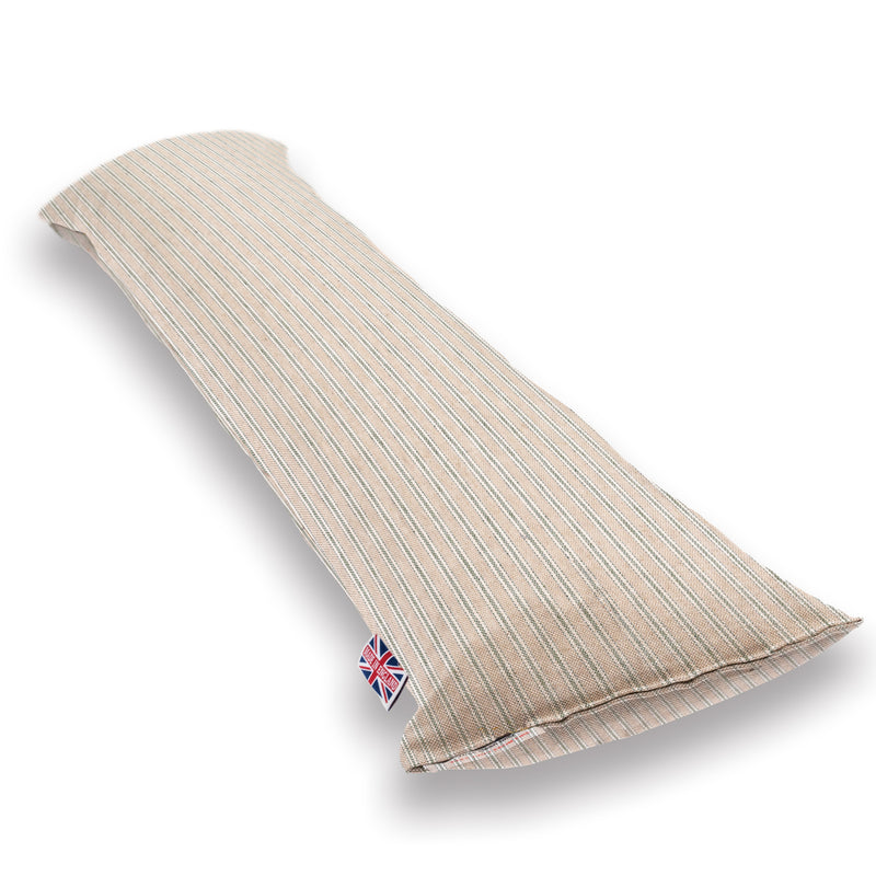 Draught Excluder - Ticking Charcoal