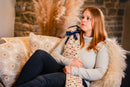Extra Long Hot Water Bottle - Hearts Multi