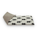 Cats Black - Duo Fabric Wheat Bag