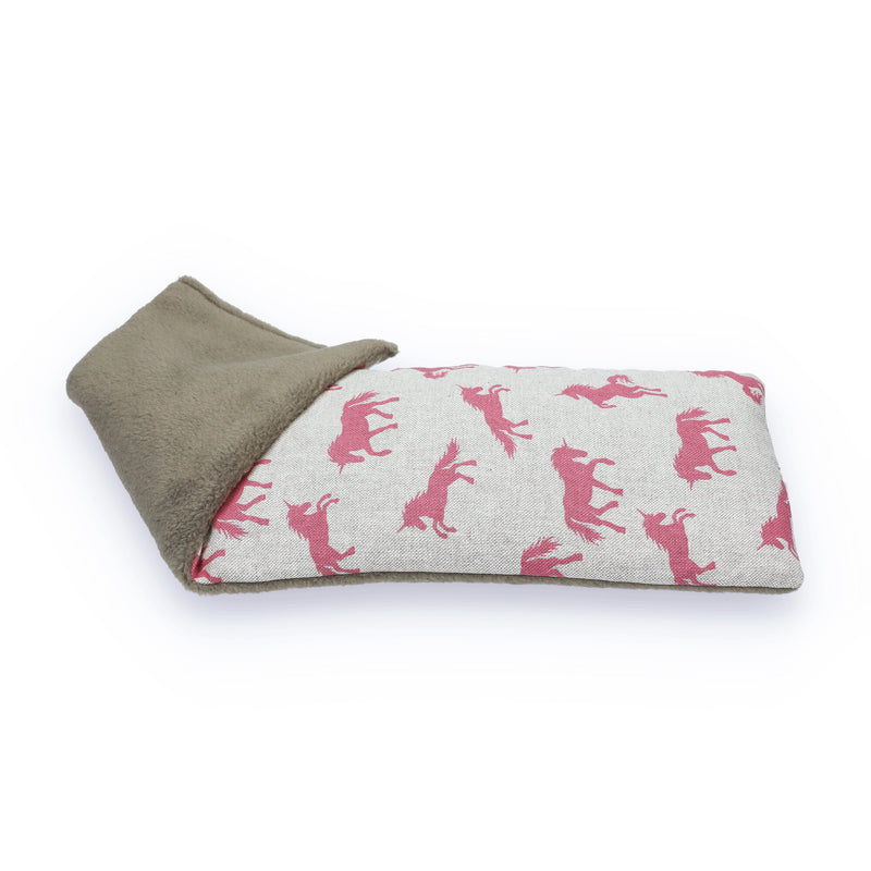 Unicorn, Pink - Duo Fabric Wheat Bag
