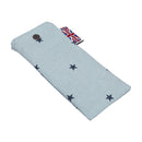Glasses Case - Stars Denim Blue