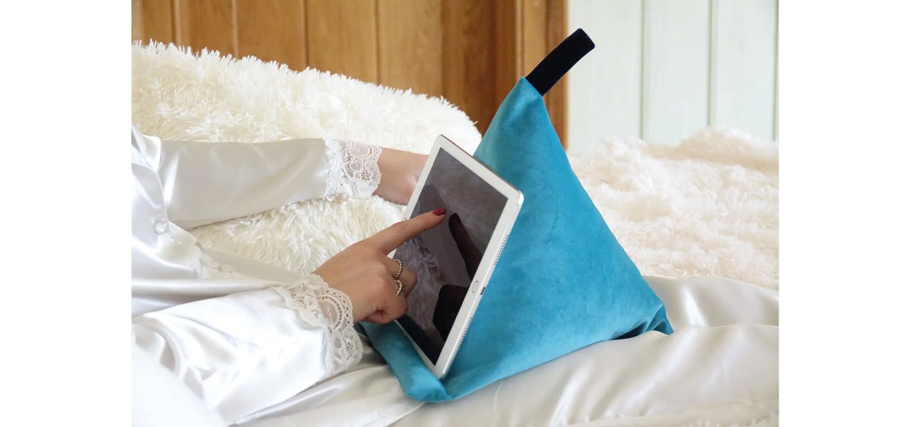 Luxury Velvet Phone and Tablet Bean Bags