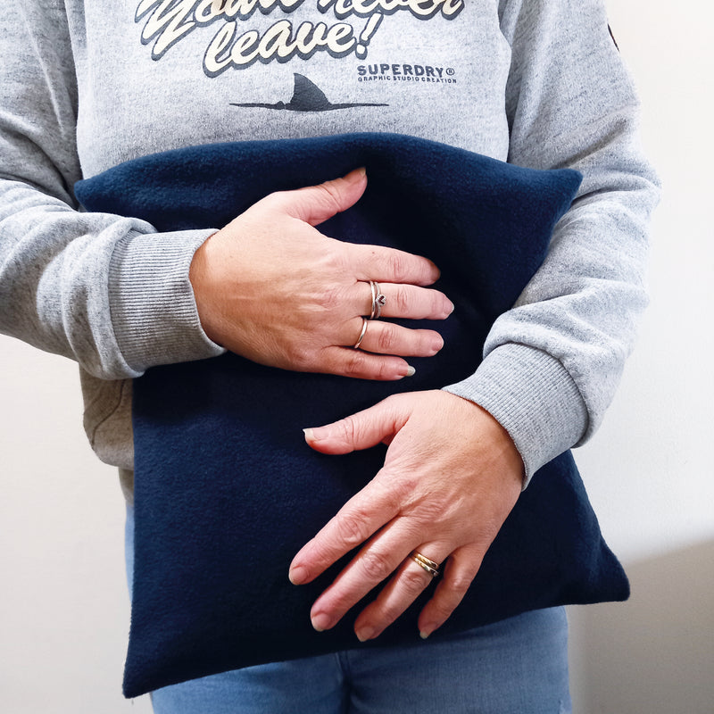 Wheat Pack - Navy Fleece