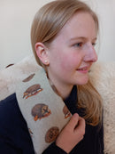 Woodland Hedgehog Duo Fabric Wheat Bag