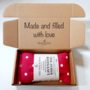 Dotty Red Cotton Wheat Bag