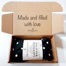 Dotty Charcoal Cotton Wheat Bag