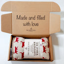 Kitty, Red - Duo Fabric Wheat Bag