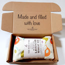 Birds, Burnt Orange Cotton Wheat Bag