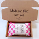 Daisy Raspberry Cotton Wheat Bag