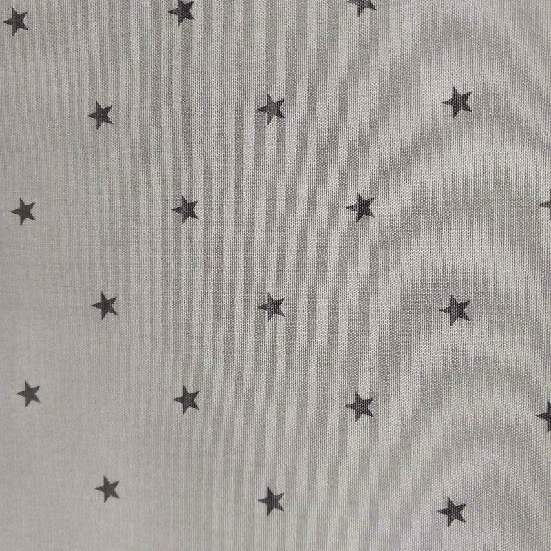 Stars Grey Fabric - 1m