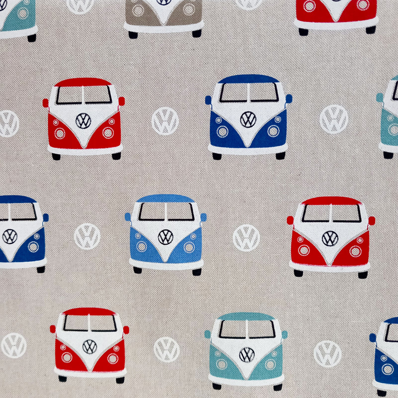 VW Camper Van Fabric - 1m