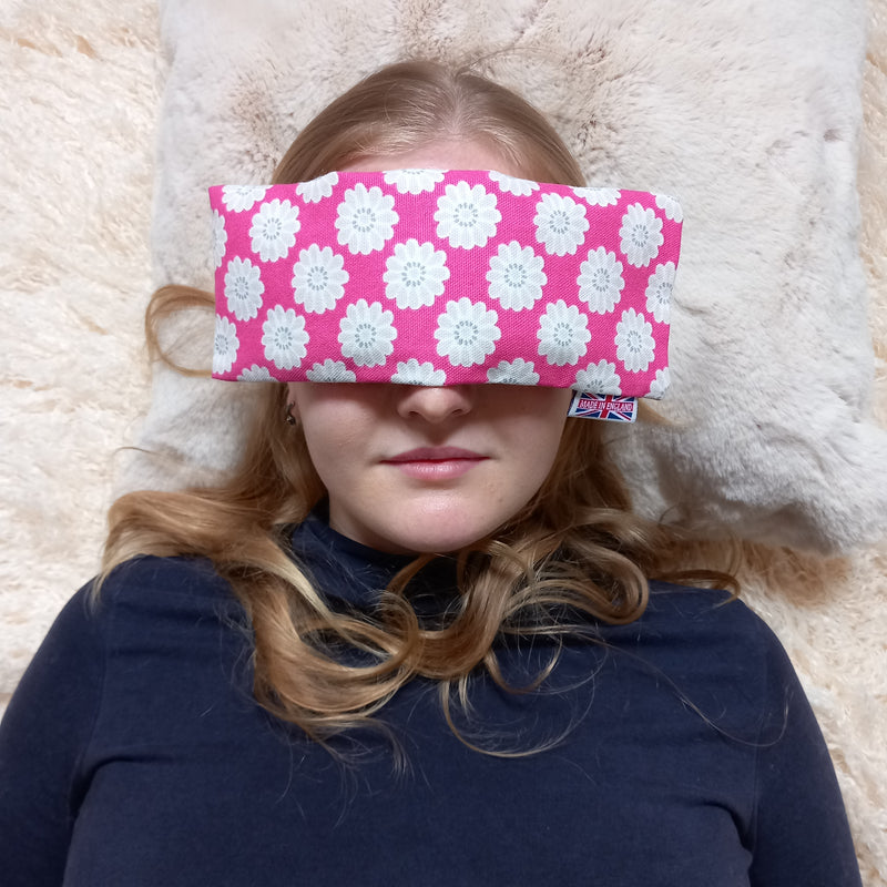 Eye Pillow - Daisy Raspberry