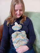 Wheat Bottle - William Morris Strawberry Thief, Sky