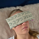 Eye Pillow - Teal Leaf