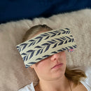 Eye Pillow - Navy Leaf
