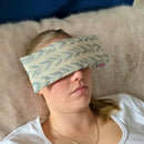 Eye Pillow - Blue Leaf