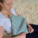 Wheat Pack - Dotty teal