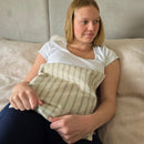 Wheat Pack- Green Stripe Linen