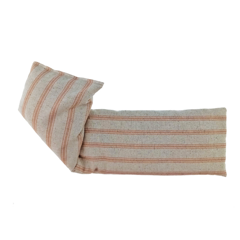 Pink Stripe Linen Wheat Bag