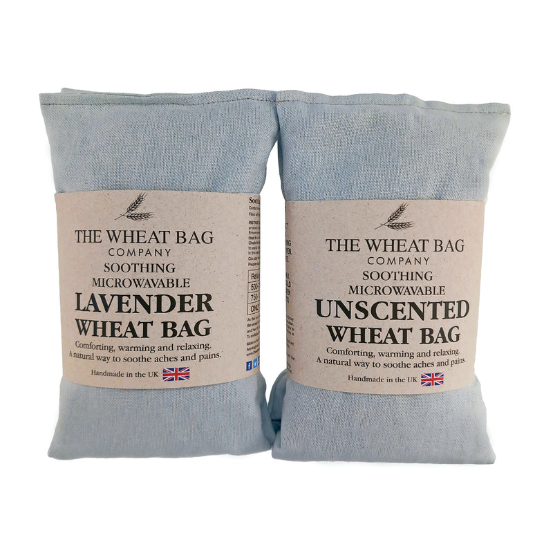 Pastel Powder Blue Cotton Wheat Bag