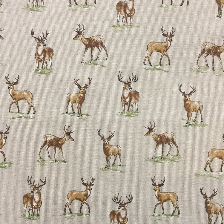 Country Stag Fabric - 1m