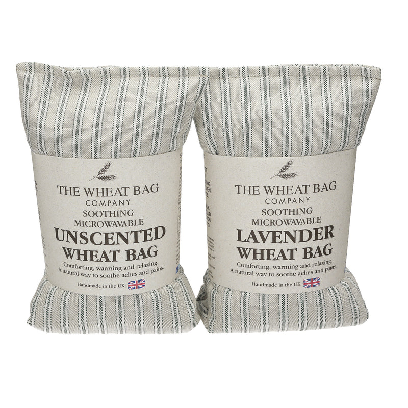 Ticking Charcoal Cotton Wheat Bag