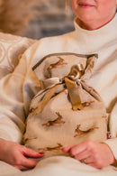 Hot Water Bottle Cover - Running Hare