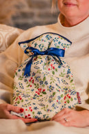 Hot Water Bottle Cover - Wildflower Blue