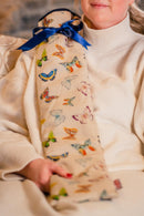 Extra Long Hot Water Bottle Cover - Exotic Butterfly