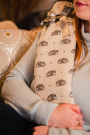 Extra Long Hot Water Bottle Cover - Hedgehog