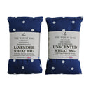 Dotty Navy Cotton Wheat Bag