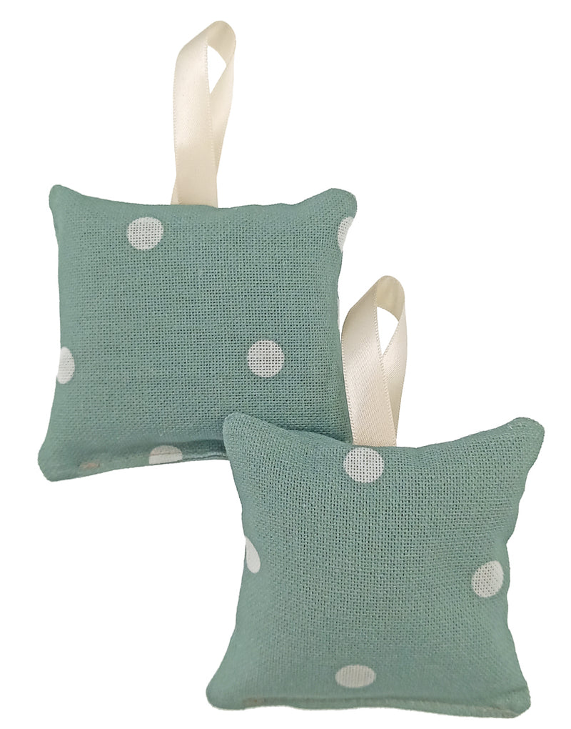 Hanging Lavender Sachet - Dotty Teal