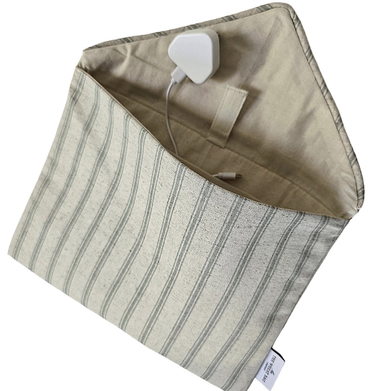 Laptop Case- Green Stripe