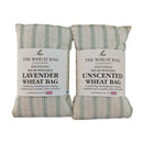 Green Stripe Linen/Cotton Wheat Bag