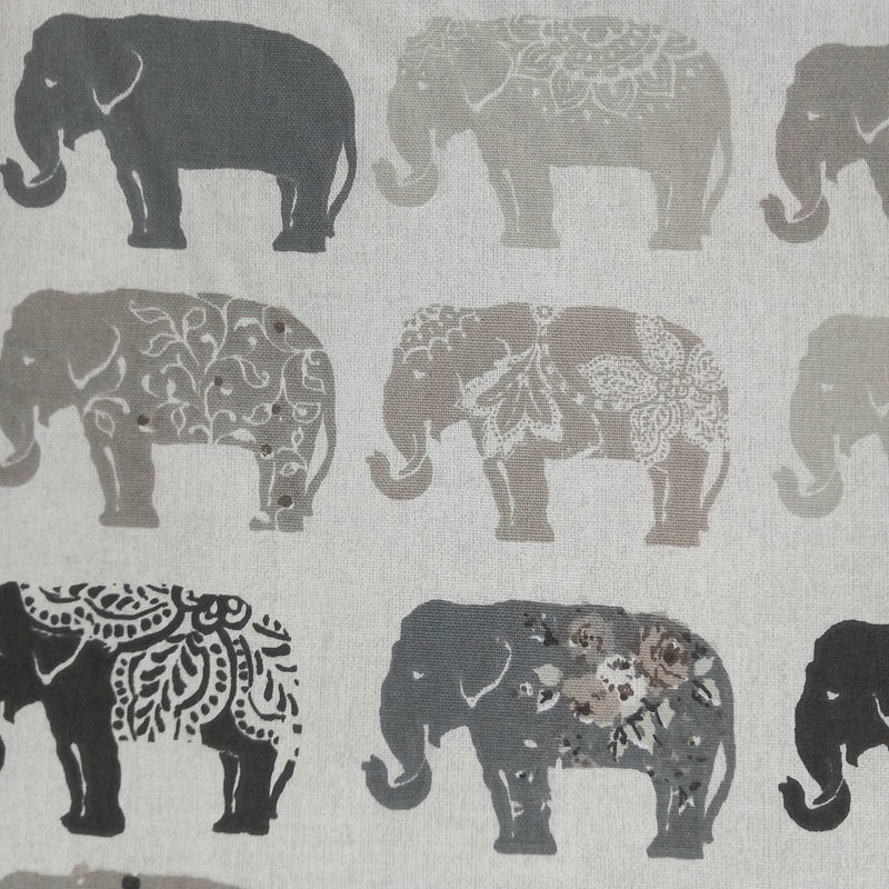 Grey Elephant Fabric - 1m