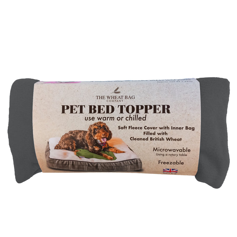 Grey Pet Bed Topper