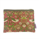 Accessory Pouch - William Morris Strawberry Thief Crimson