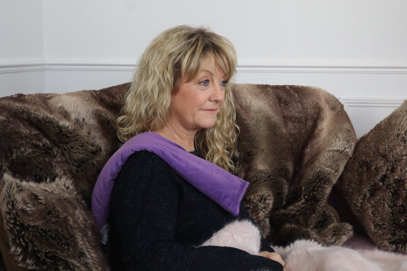 Velvet Wheat Bag - Amethyst