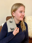 Dachshund Print - Duo Fabric Wheat Bag