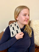 Cats Black - Duo Fabric Wheat Bag