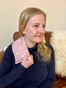 Dotty Pink Cotton Wheat Bag