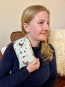 Wellie Boot Hens Cotton Wheat Bag