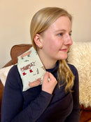 Wellie Boot Cows Cotton Wheat Bag