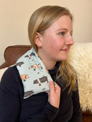 Wellie Boot Pigs Cotton Wheat Bag