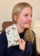 Wellie Boots Farmyard Cotton Wheat Bag