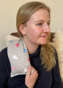 Alfie Taupe Cotton Wheat Bag