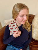 Kitty, Red - Duo Fabric Wheat Bag