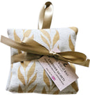 Hanging Lavender Sachet - Gold Leaf
